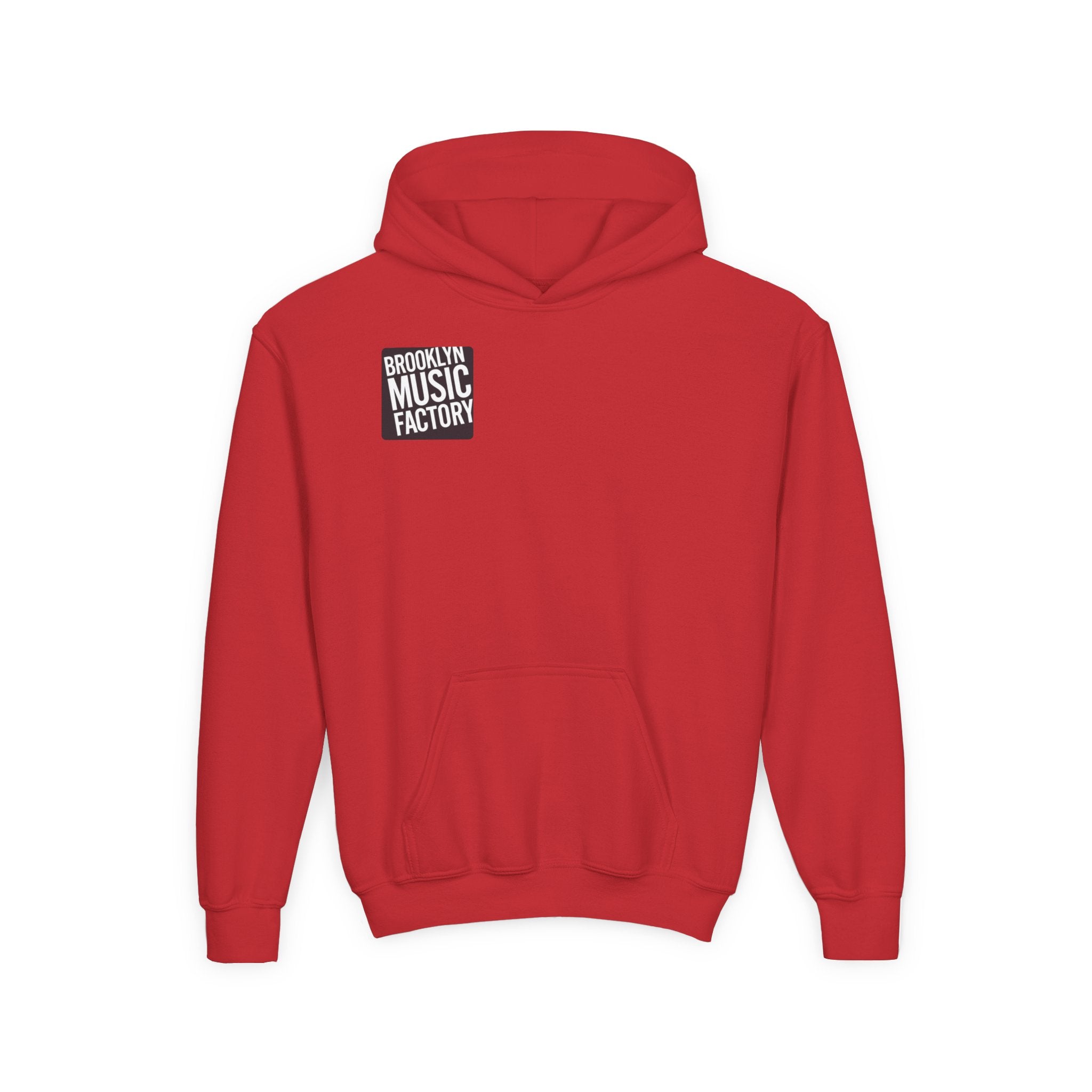 ONLINE ONLY Youth Hoodie — 'Brooklyn Music Factory' Kids Band Graphic Hoodie (I'm In The Band)