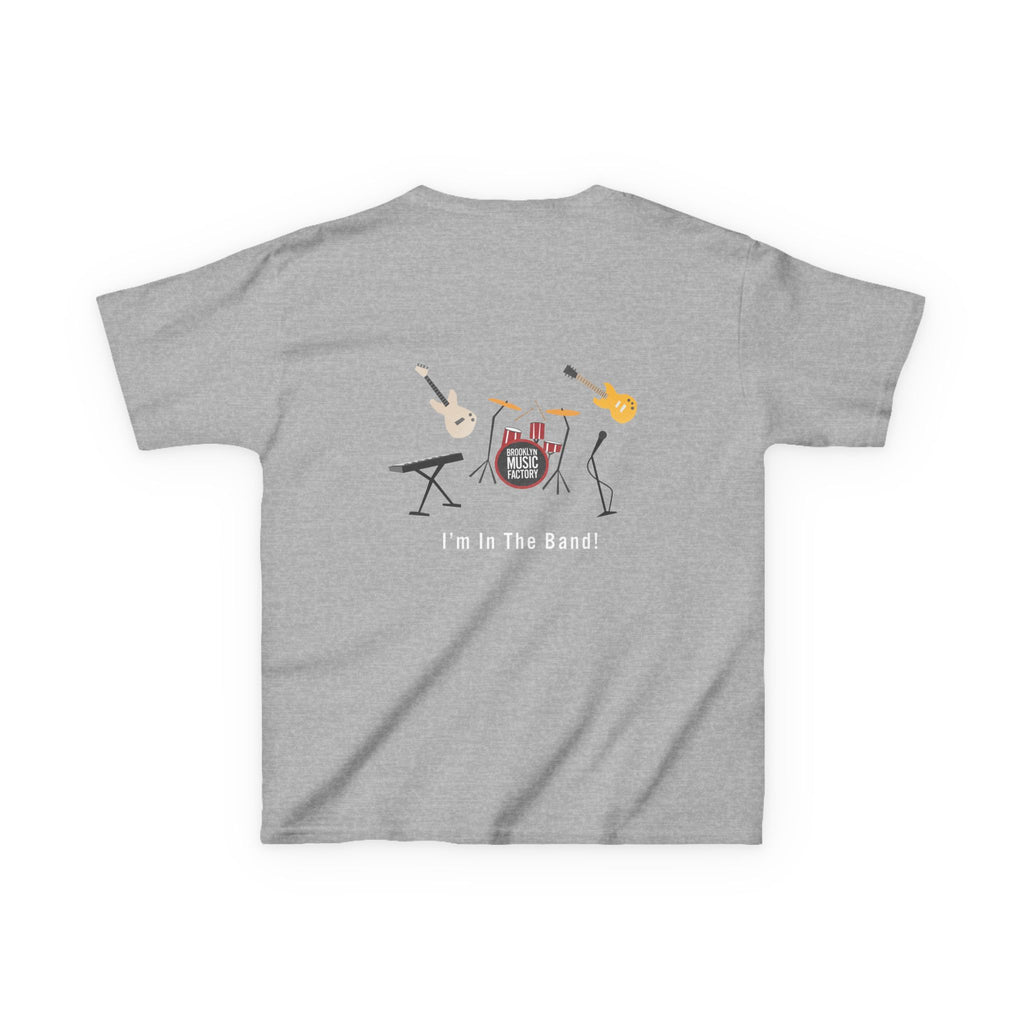 ONLINE ONLY Kids Tee — 'I'm In The Band' Cartoon Band Graphic Kids T-Shirt