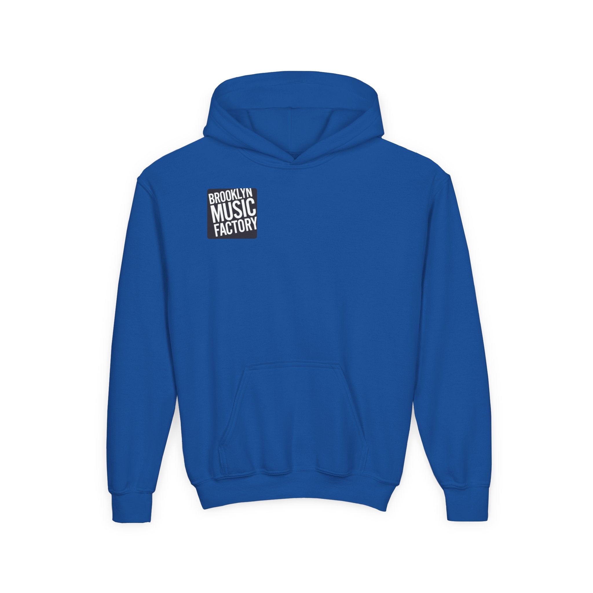 ONLINE ONLY Youth Hoodie — 'Brooklyn Music Factory' Kids Band Graphic Hoodie (I'm In The Band)