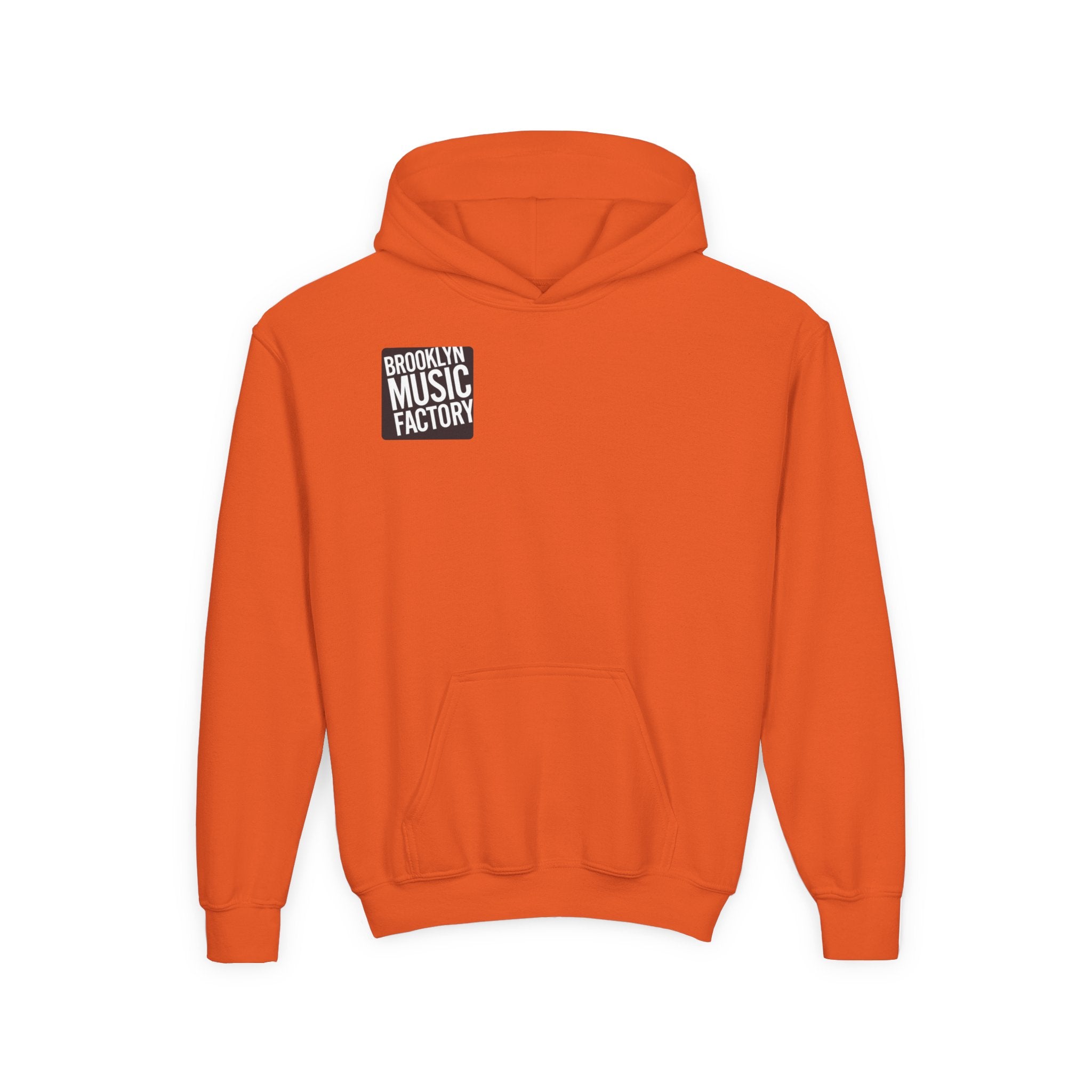 ONLINE ONLY Youth Hoodie — 'Brooklyn Music Factory' Kids Band Graphic Hoodie (I'm In The Band)