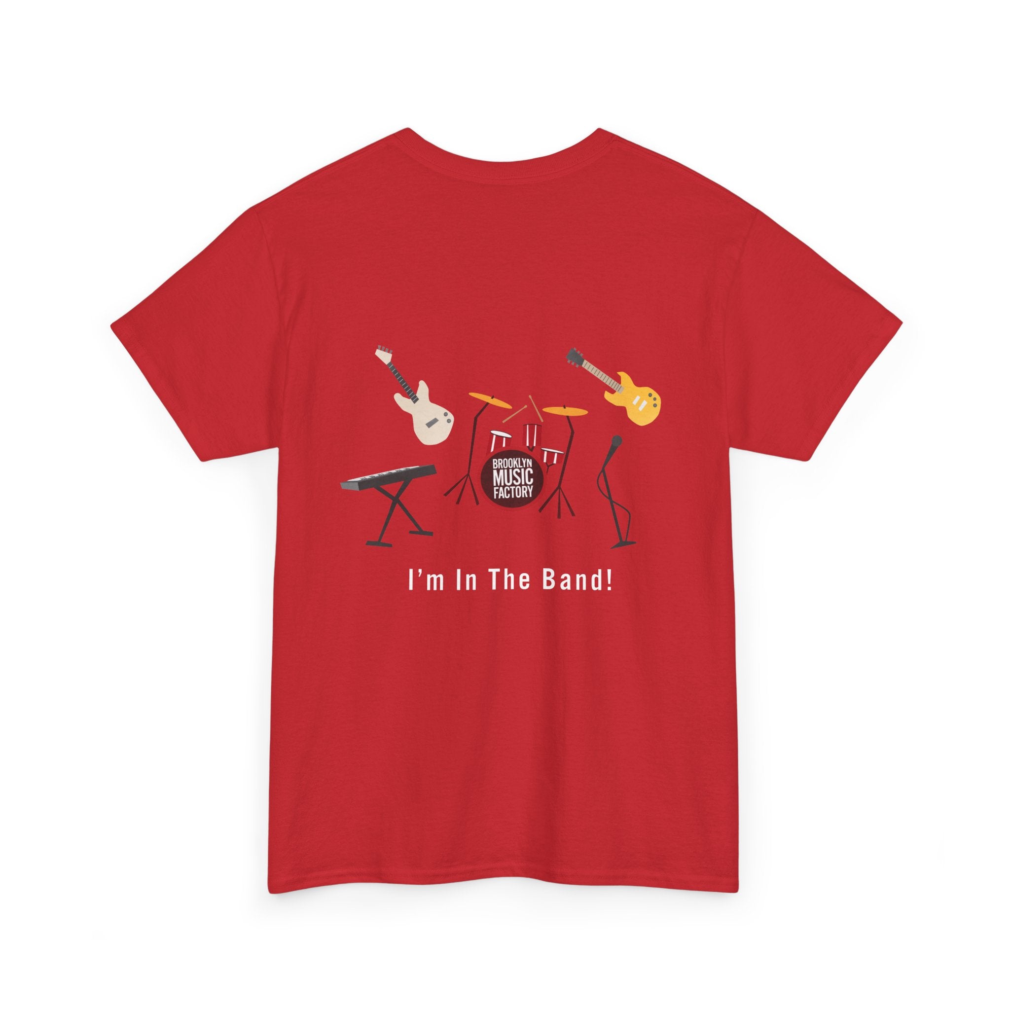 ONLINE ONLY Band Instrument Graphic Tee — "I’m In The Band" Cotton T-Shirt