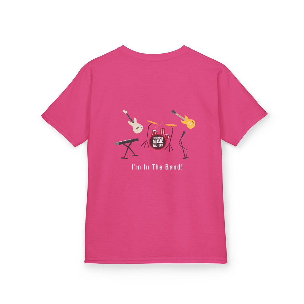 ONLINE ONLY Kids Tee — 'I'm In The Band' Cartoon Band Graphic Kids T-Shirt