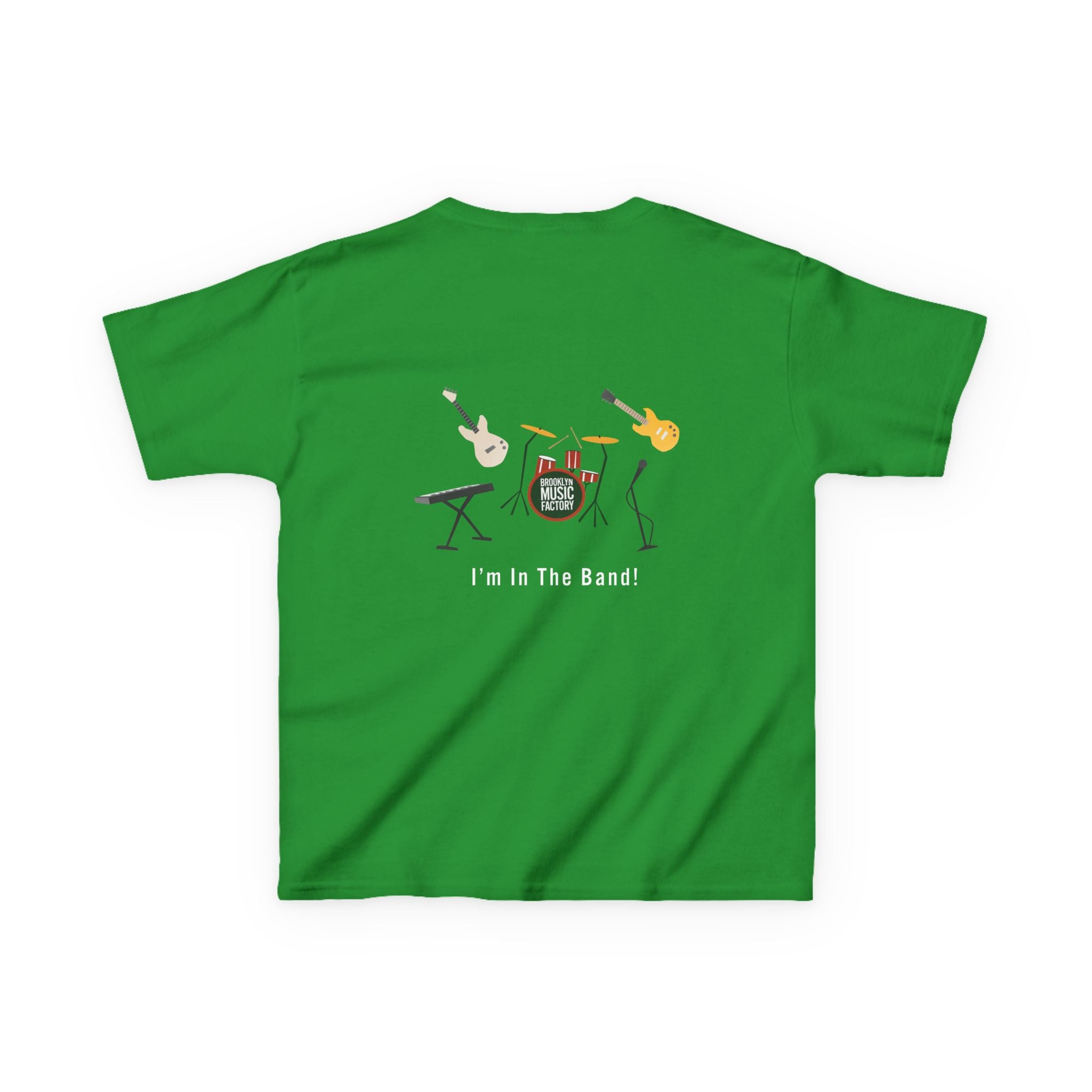 ONLINE ONLY Kids Tee — 'I'm In The Band' Cartoon Band Graphic Kids T-Shirt