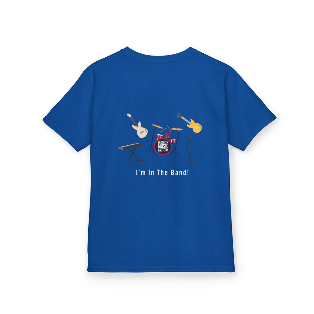 ONLINE ONLY Kids Tee — 'I'm In The Band' Cartoon Band Graphic Kids T-Shirt