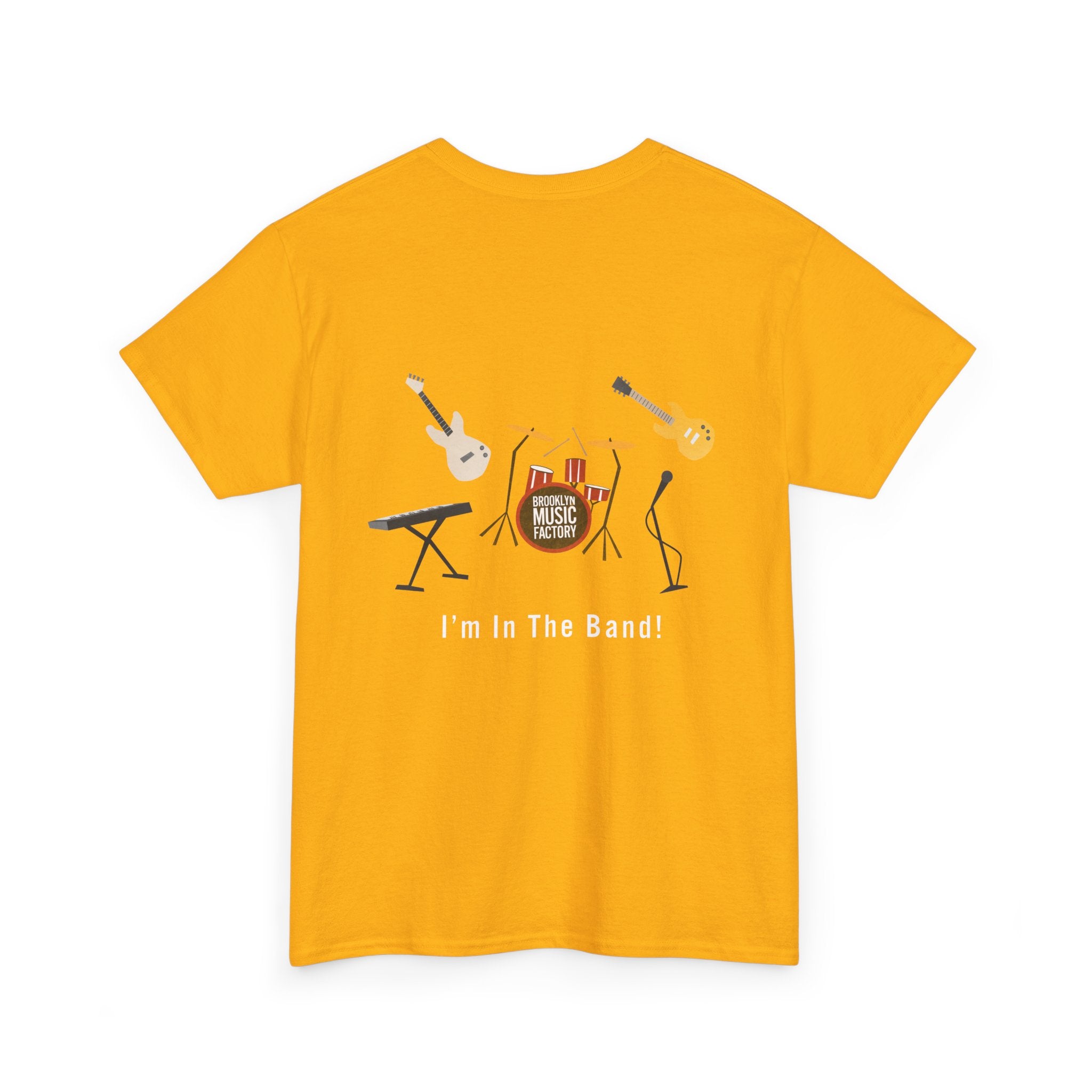 ONLINE ONLY Band Instrument Graphic Tee — "I’m In The Band" Cotton T-Shirt