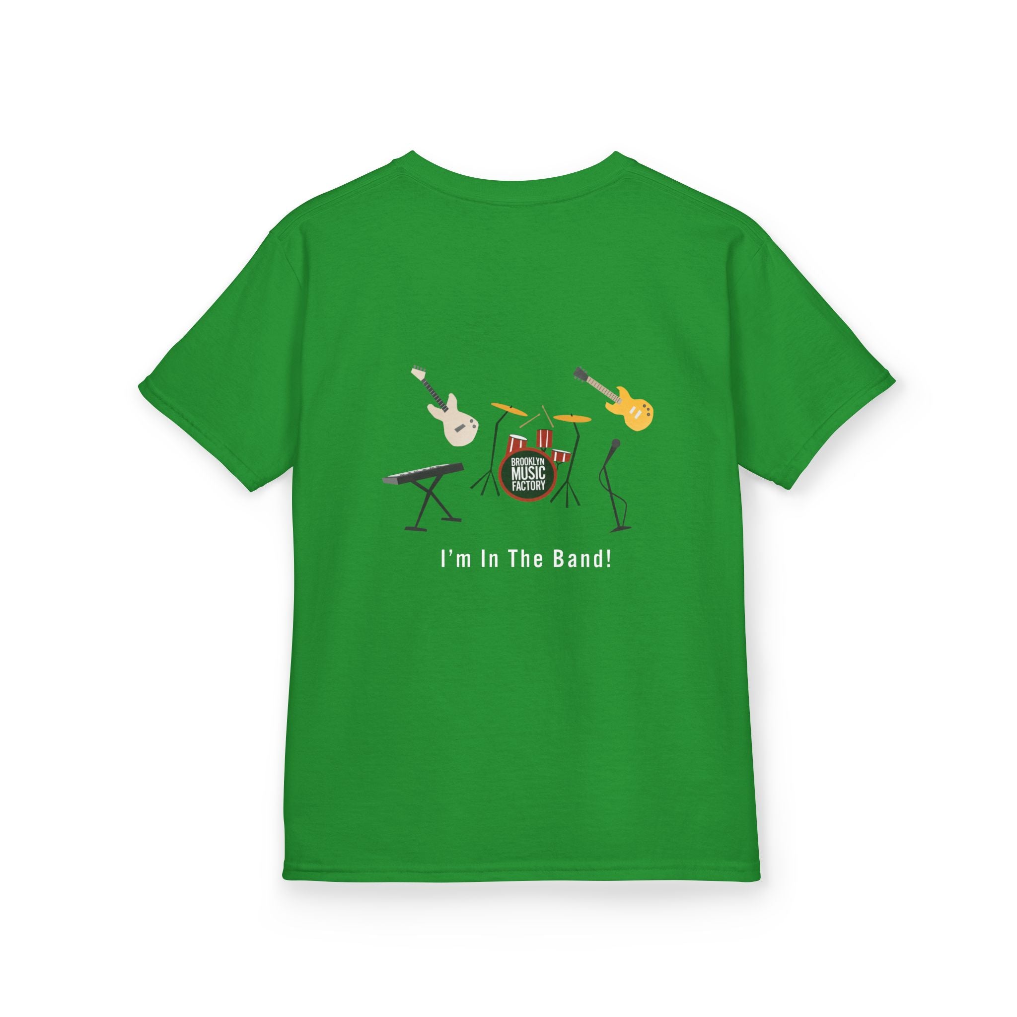 ONLINE ONLY Kids Tee — 'I'm In The Band' Cartoon Band Graphic Kids T-Shirt