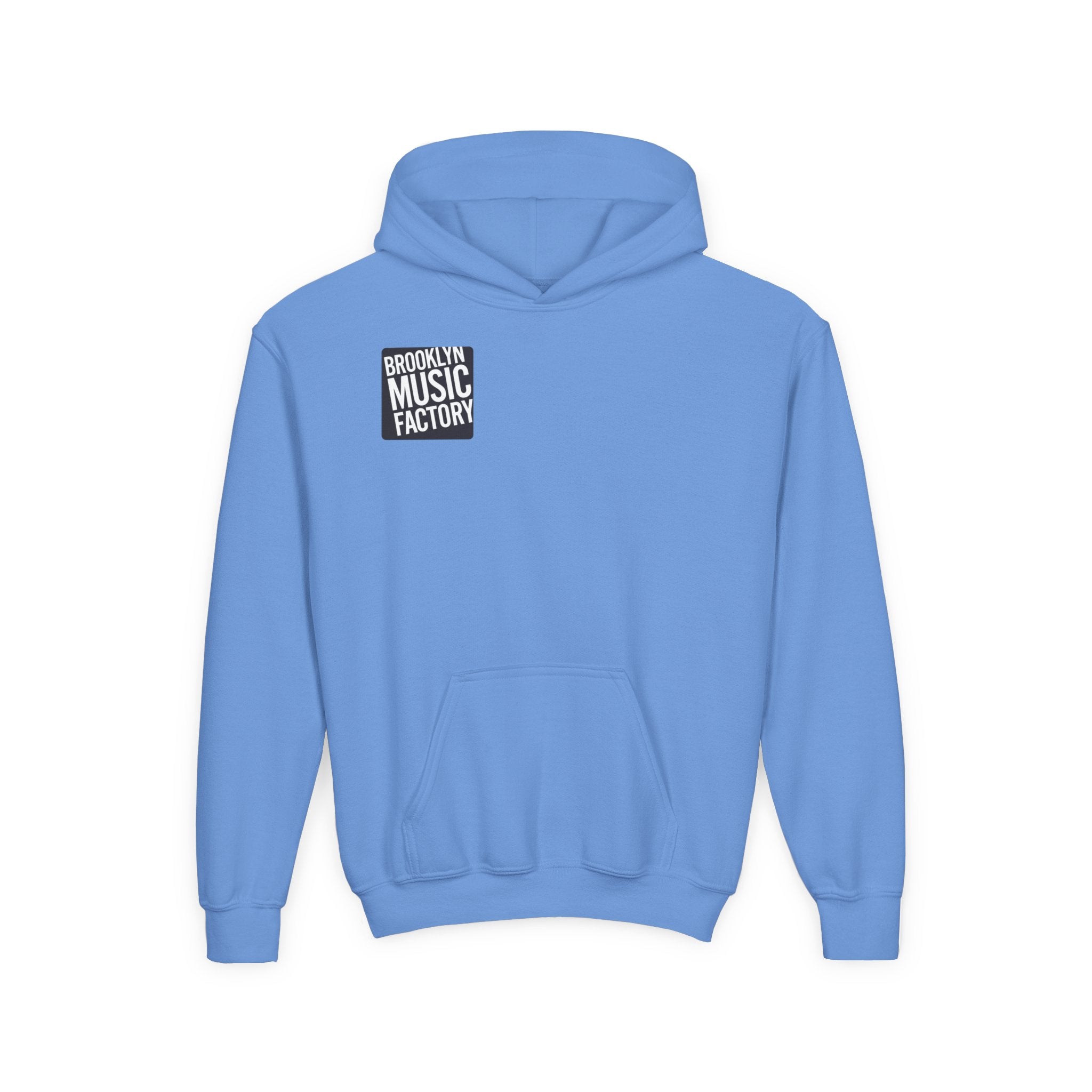 ONLINE ONLY Youth Hoodie — 'Brooklyn Music Factory' Kids Band Graphic Hoodie (I'm In The Band)