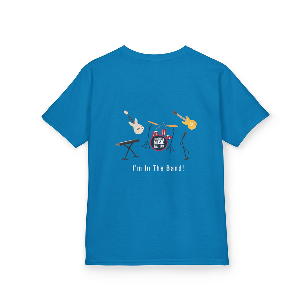 ONLINE ONLY Kids Tee — 'I'm In The Band' Cartoon Band Graphic Kids T-Shirt