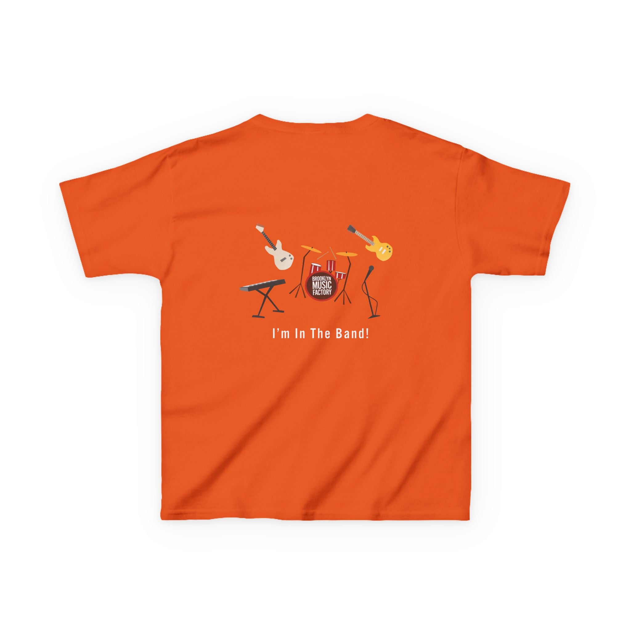ONLINE ONLY Kids Tee — 'I'm In The Band' Cartoon Band Graphic Kids T-Shirt